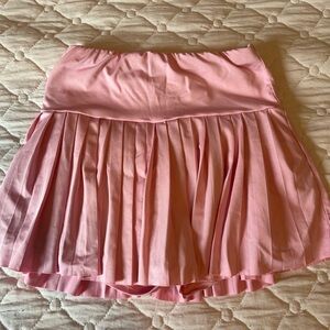 Amazon Multicolored Mini Skater Skirt with Pleats